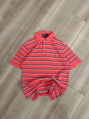 Vintage Polo Ralph Lauren Pink Striped Shirt
